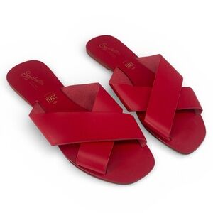 Seychelles Women’s Total Relaxation Leather Slide Sandals Size 9 NWOT